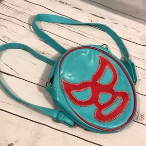 Nacho Libre backpack or purse. Adjustable straps